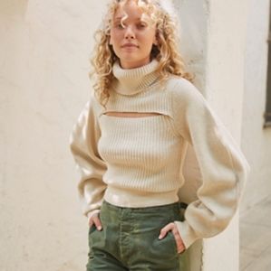 Free People Ariel Turtleneck Pullover 